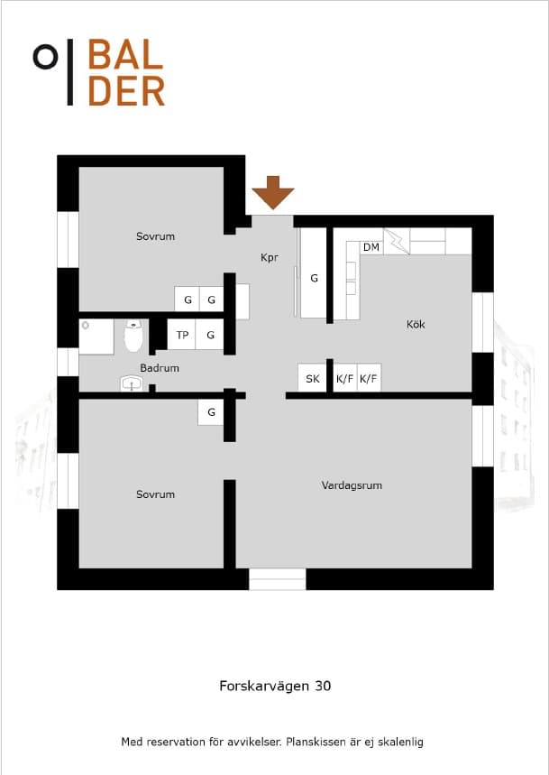 Forskarvägen 30. 3 rok  kök vänster.jpg