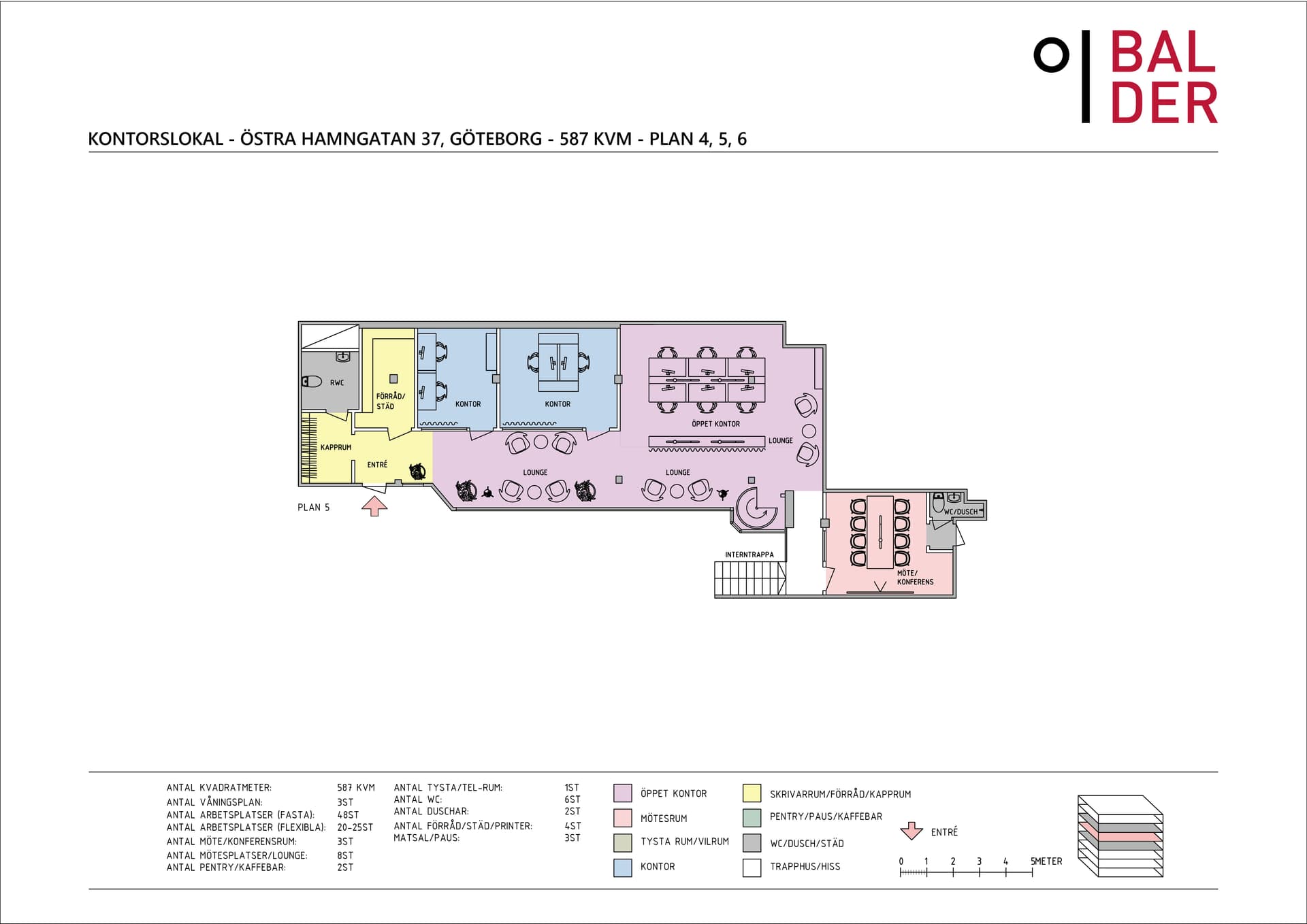 KONTORSLOKAL - ÖSTRA HAMNGATAN 37, GÖTEBORG - 587 KVM - PLAN 5.jpg