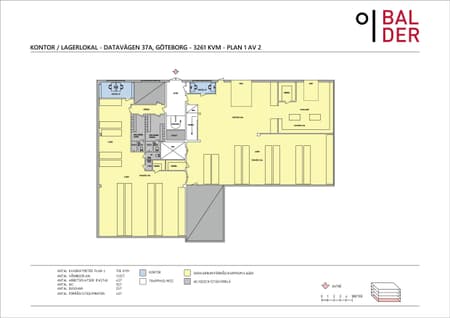 KONTOR - LAGERLOKAL - DATAVÄGEN 37A, GÖTEBORG - 3261 KVM - PLAN 1 AV 2.jpg